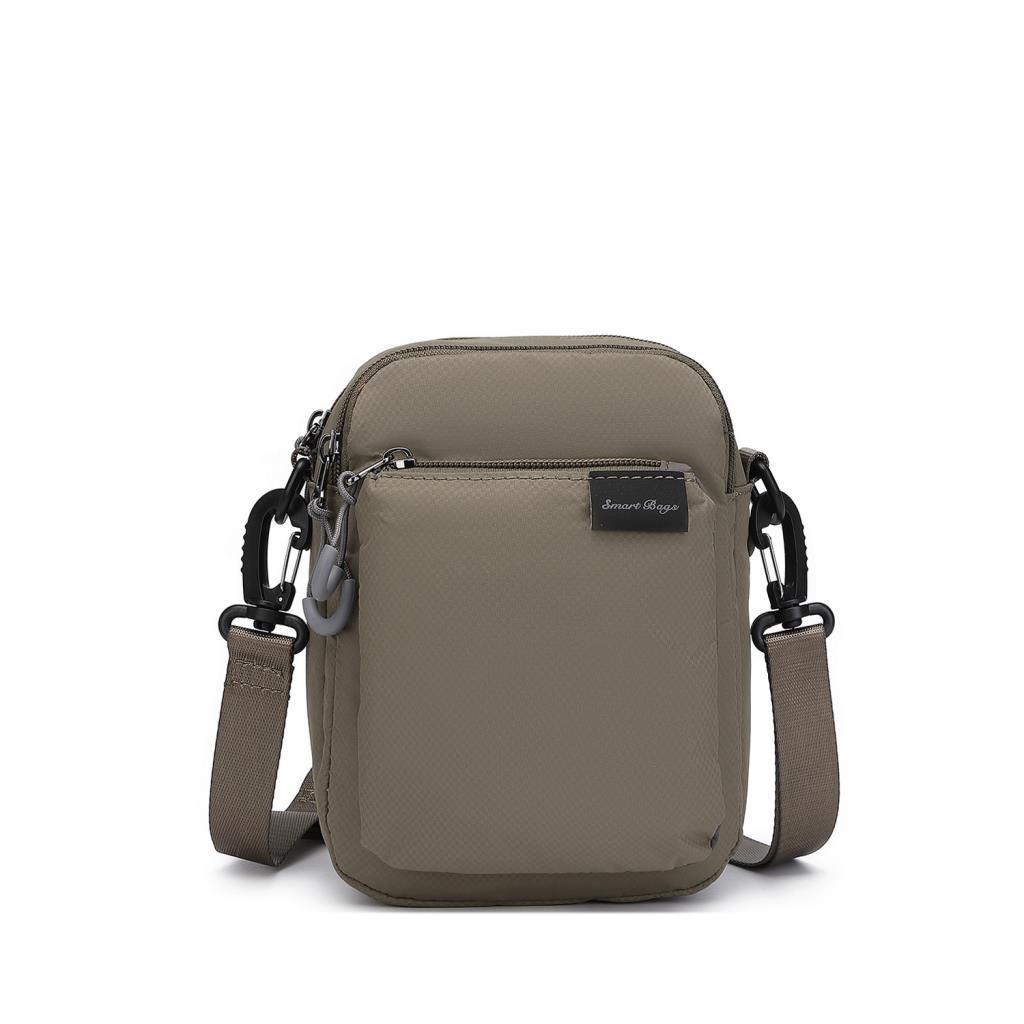 Smart Bags Mini Boy Ekstra Hafif Uniseks Postacı Çantası 3147 Kahve