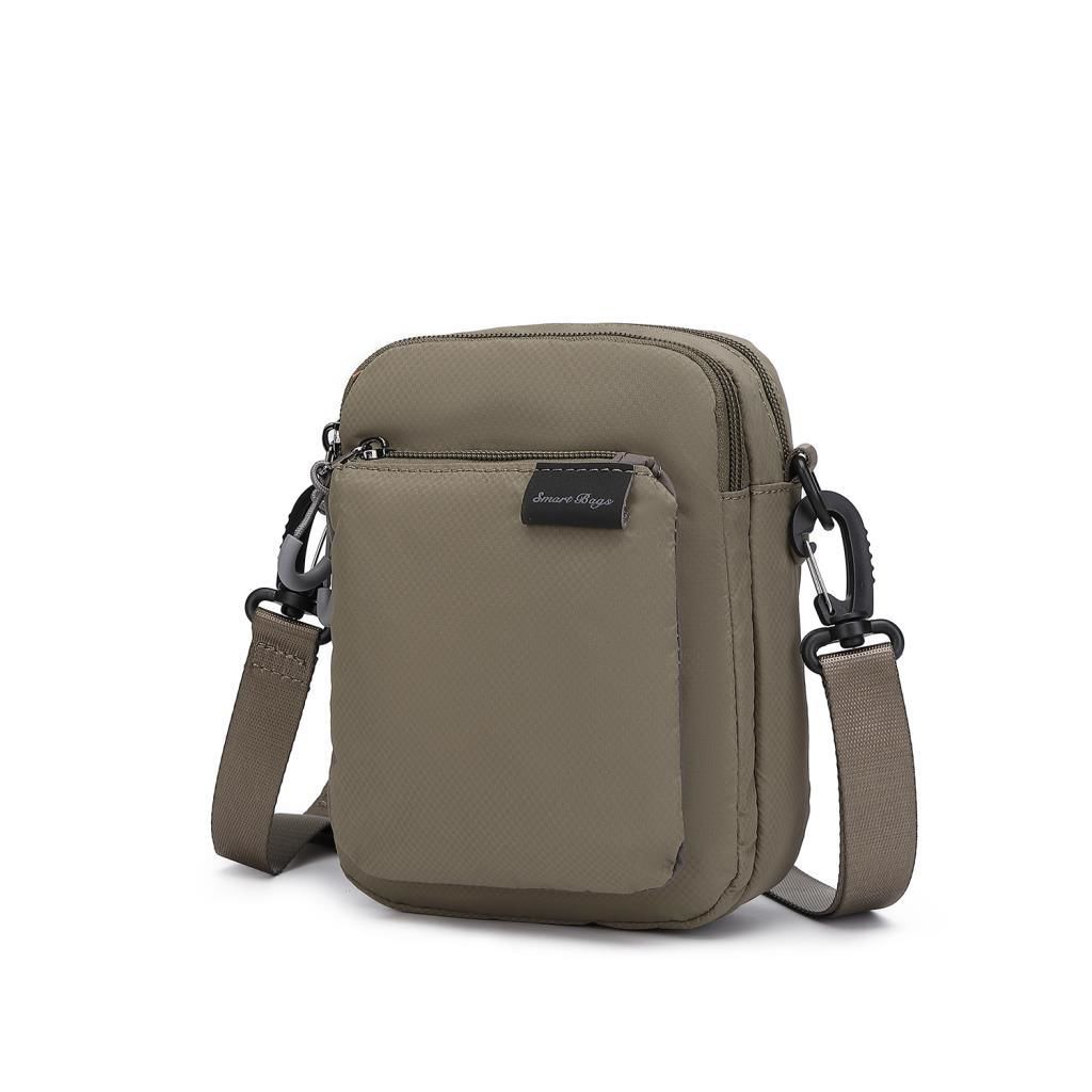 Smart Bags Mini Boy Ekstra Hafif Uniseks Postacı Çantası 3147 Kahve