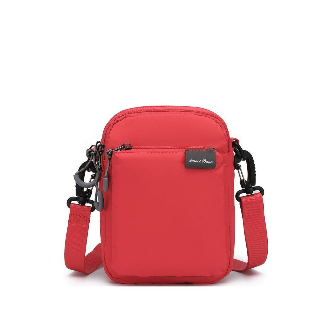 Smart Bags Mini Boy Ekstra Hafif Uniseks Postacı Çantası 3147 Kırmızı