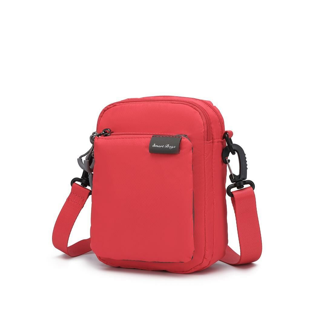 Smart Bags Mini Boy Ekstra Hafif Uniseks Postacı Çantası 3147 Kırmızı