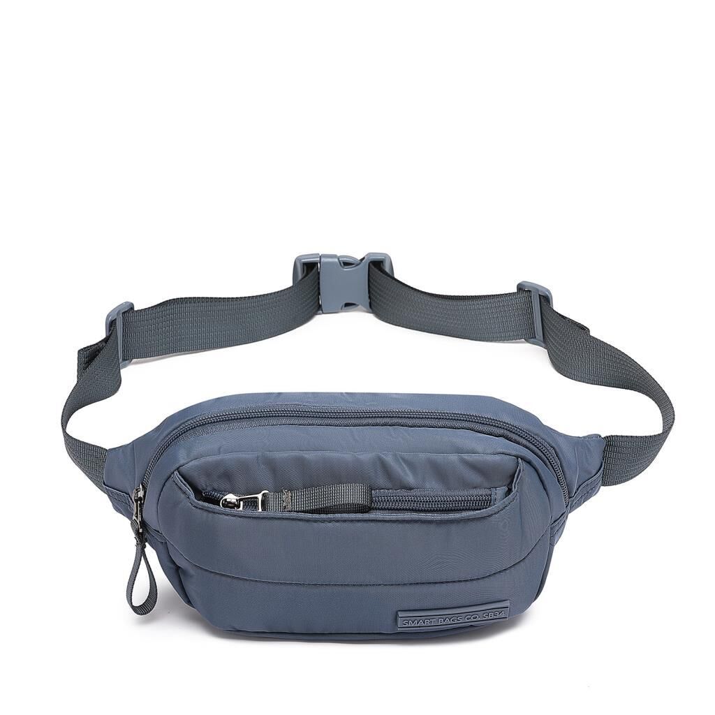 Smart Bags Yumuşak Kumaş Uniseks Bodybag Bel Çantası 8721 Buz Mavi