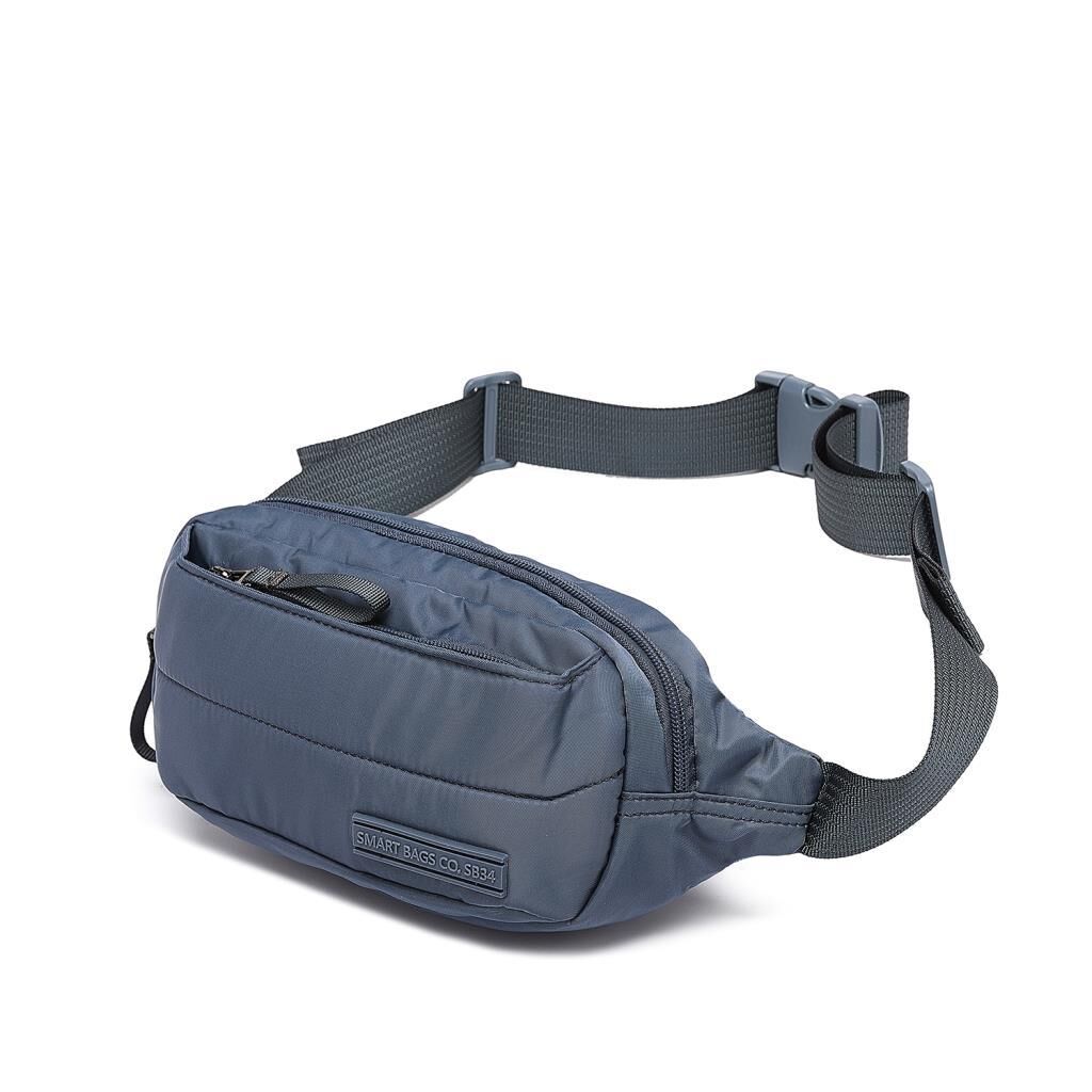 Smart Bags Yumuşak Kumaş Uniseks Bodybag Bel Çantası 8721 Buz Mavi