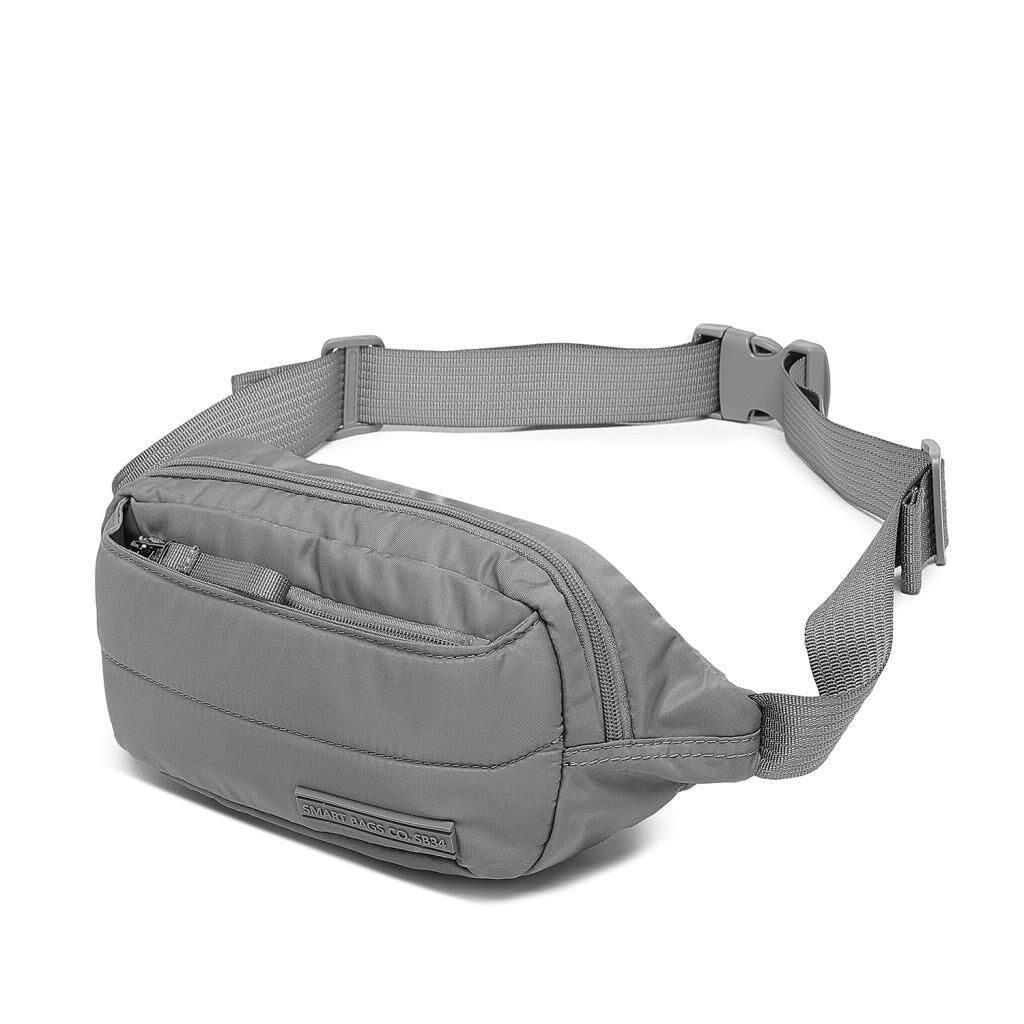 Smart Bags Yumuşak Kumaş Uniseks Bodybag Bel Çantası 8721 Gri