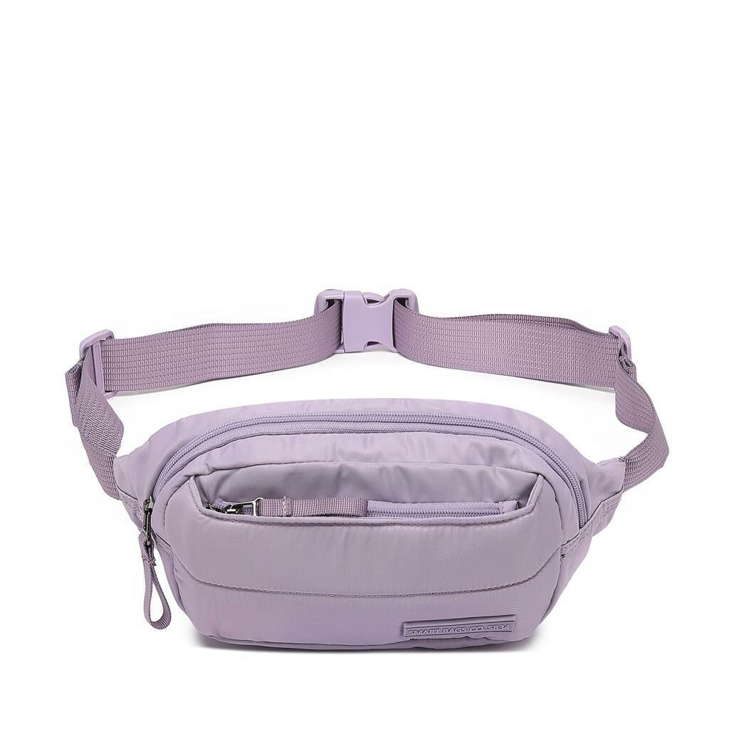 Smart Bags Yumuşak Kumaş Uniseks Bodybag Bel Çantası 8721 Lila