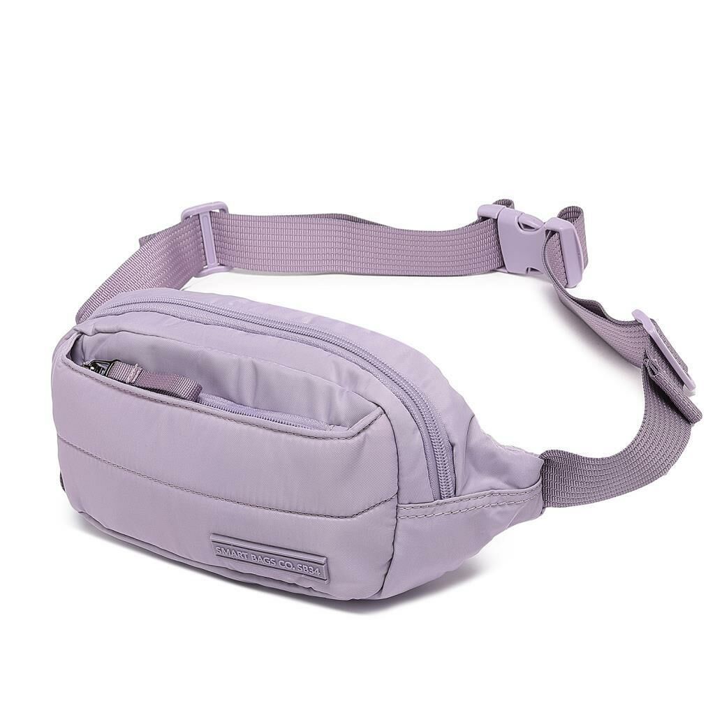 Smart Bags Yumuşak Kumaş Uniseks Bodybag Bel Çantası 8721 Lila