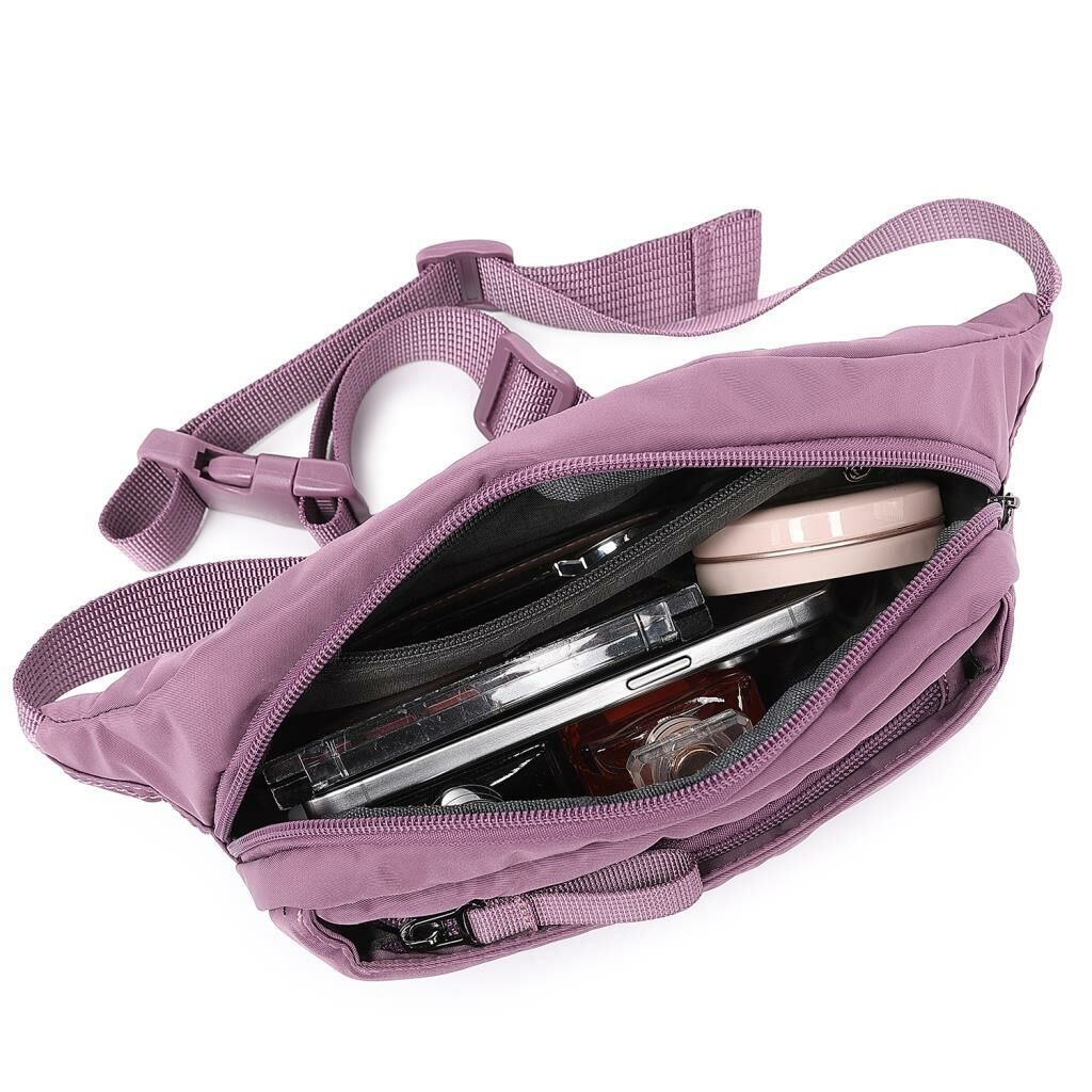 Smart Bags Yumuşak Kumaş Uniseks Bodybag Bel Çantası 8721 Lila
