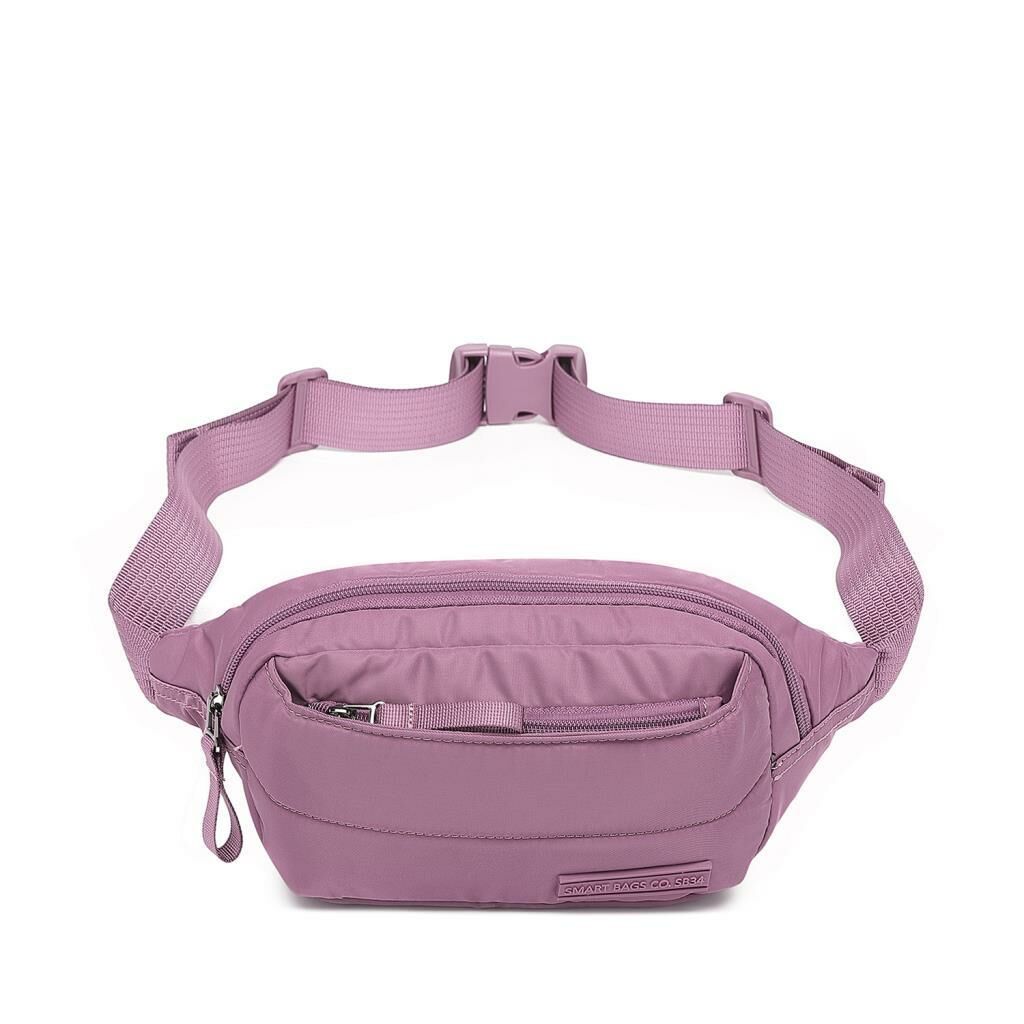 Smart Bags Yumuşak Kumaş Uniseks Bodybag Bel Çantası 8721 Mürdüm