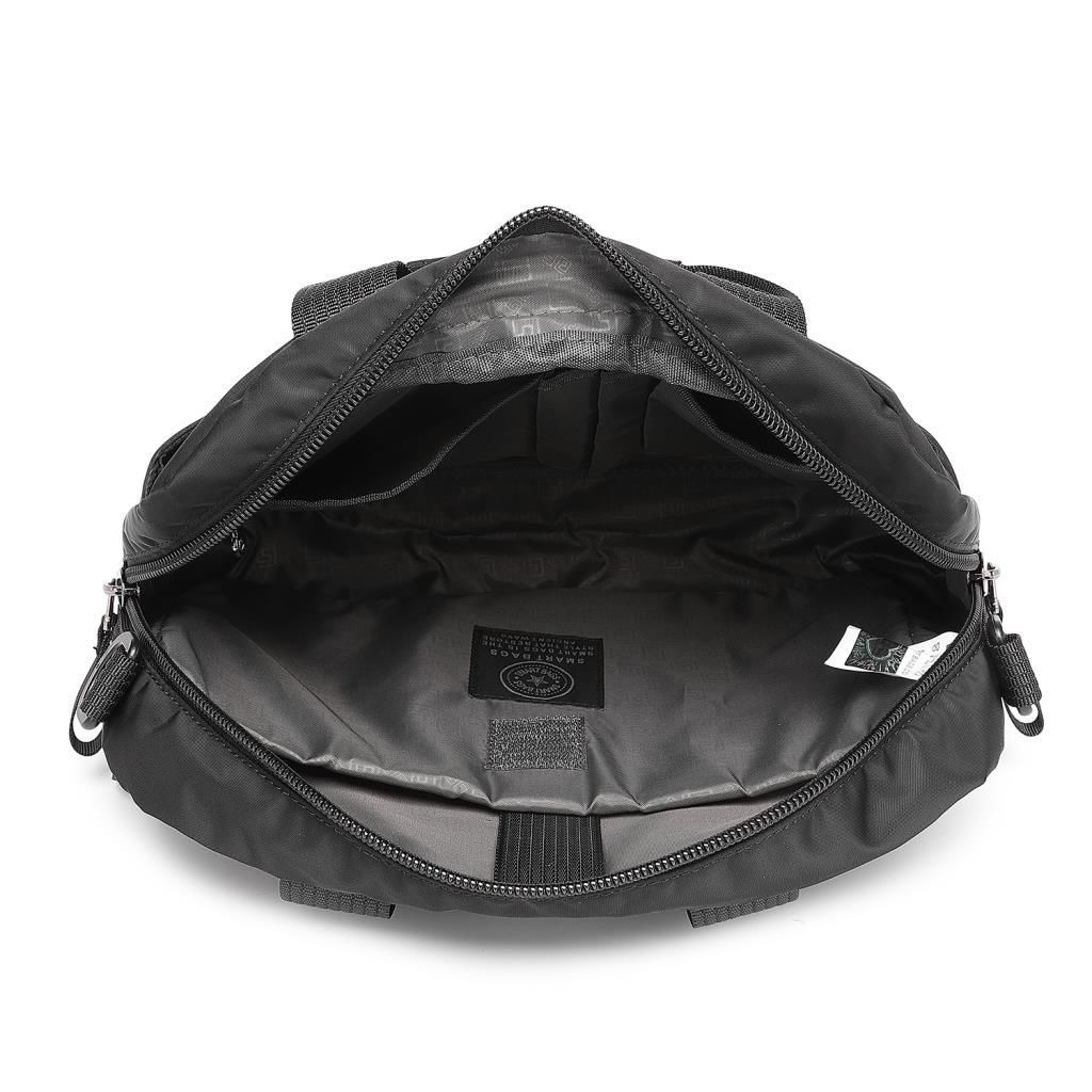 Smart Bags Yumuşak Kumaş Uniseks Evrak ve Laptop Çantası 8724 Gri