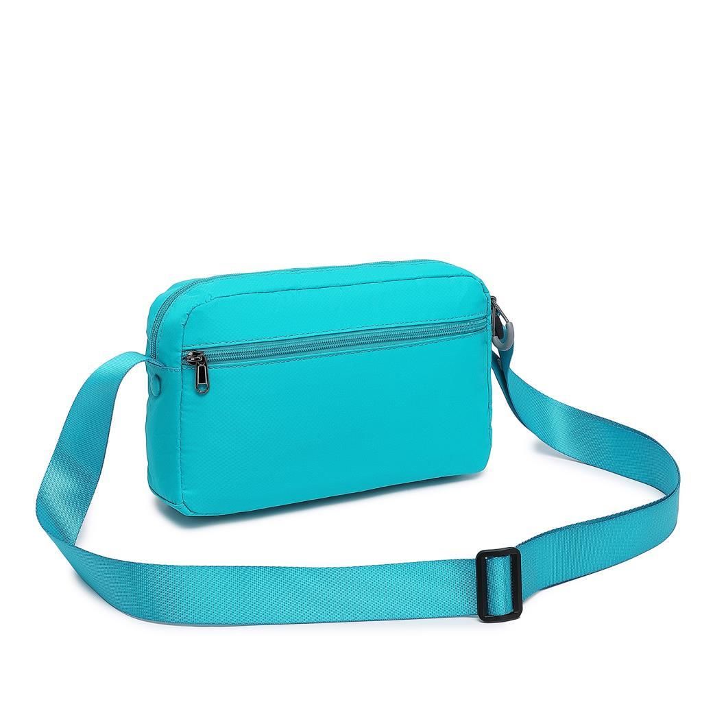 Smart Bags Ekstra Hafif Kumaş Kadın Postacı Çantası 3148 Turkuaz
