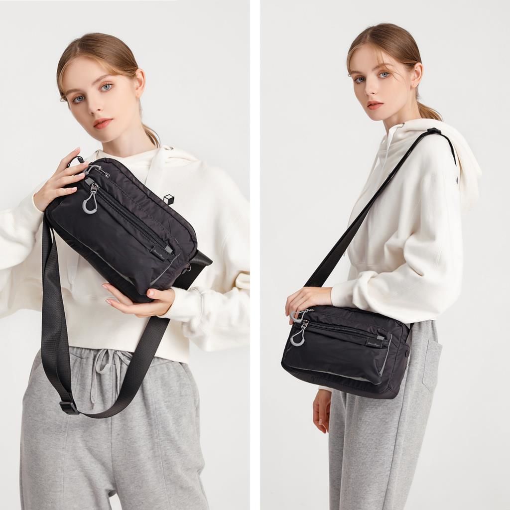 Smart Bags Ekstra Hafif Kumaş Kadın Postacı Çantası 3148 Turkuaz