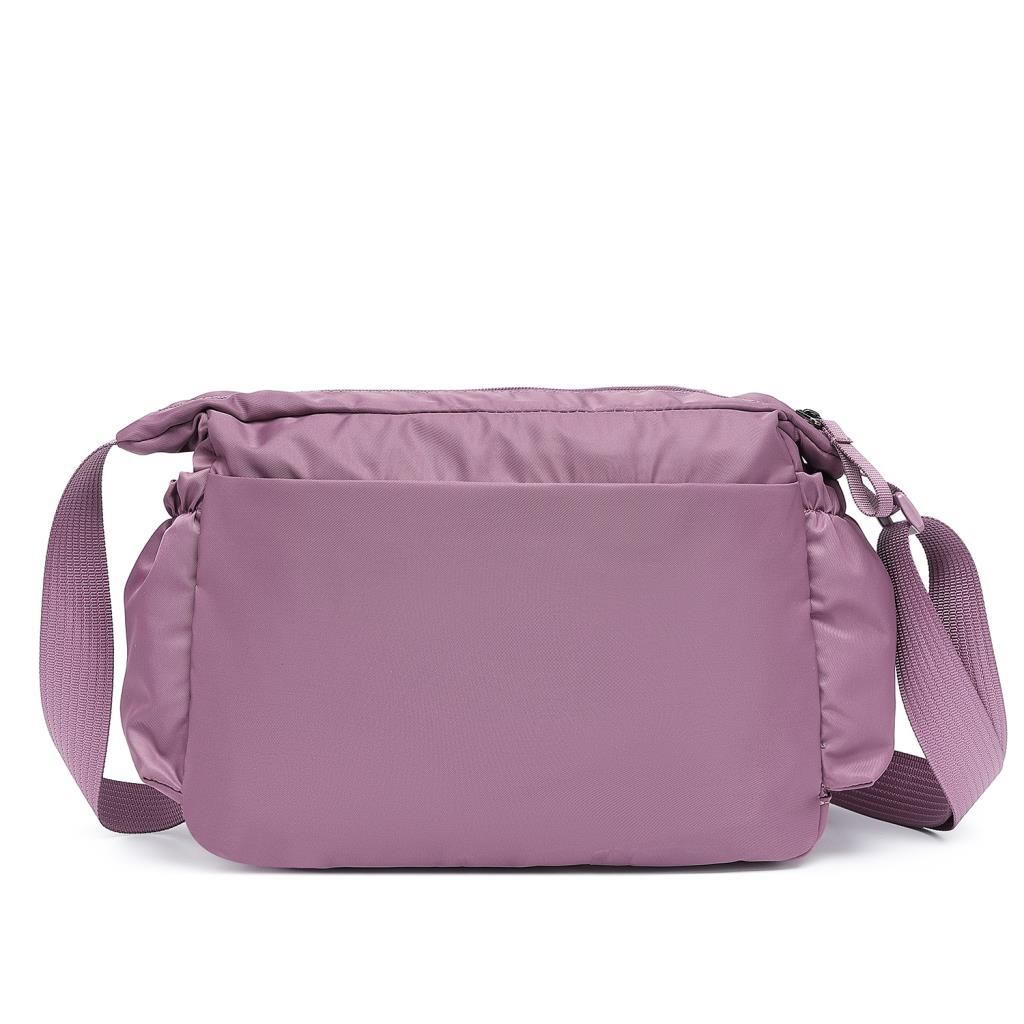 Smart Bags Yumuşak Kumaş Askılı Postacı Kadın Çantası 8725 Mürdüm