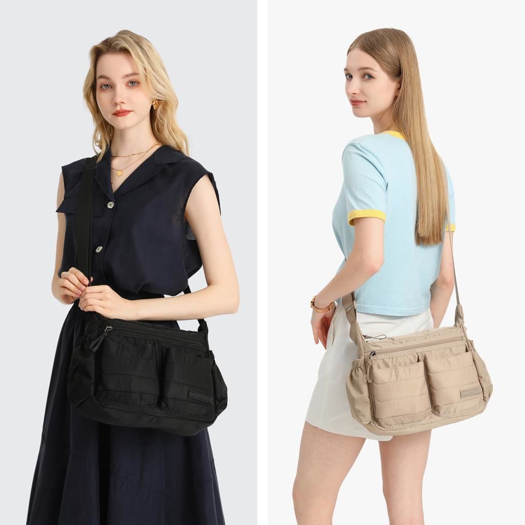 Smart Bags Yumuşak Kumaş Askılı Postacı Kadın Çantası 8725 Mürdüm