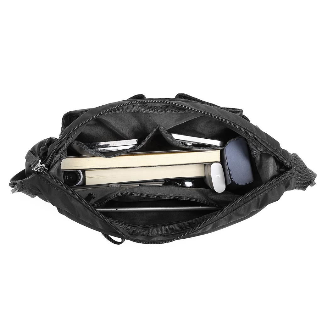 Smart Bags Yumuşak Kumaş Askılı Postacı Kadın Çantası 8725 Mürdüm