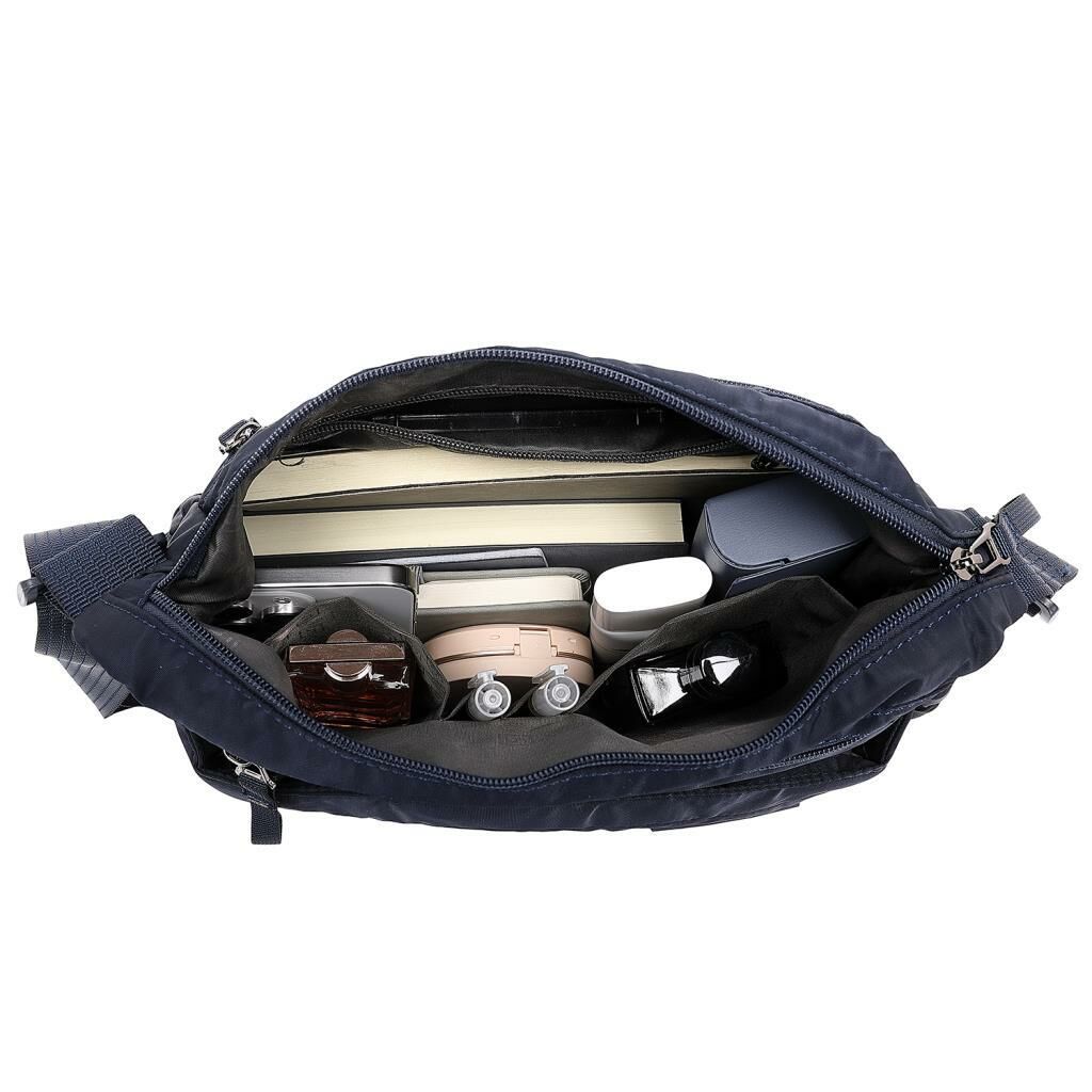 Smart Bags Yumuşak Kumaş Askılı Postacı Kadın Çantası 8729 Siyah