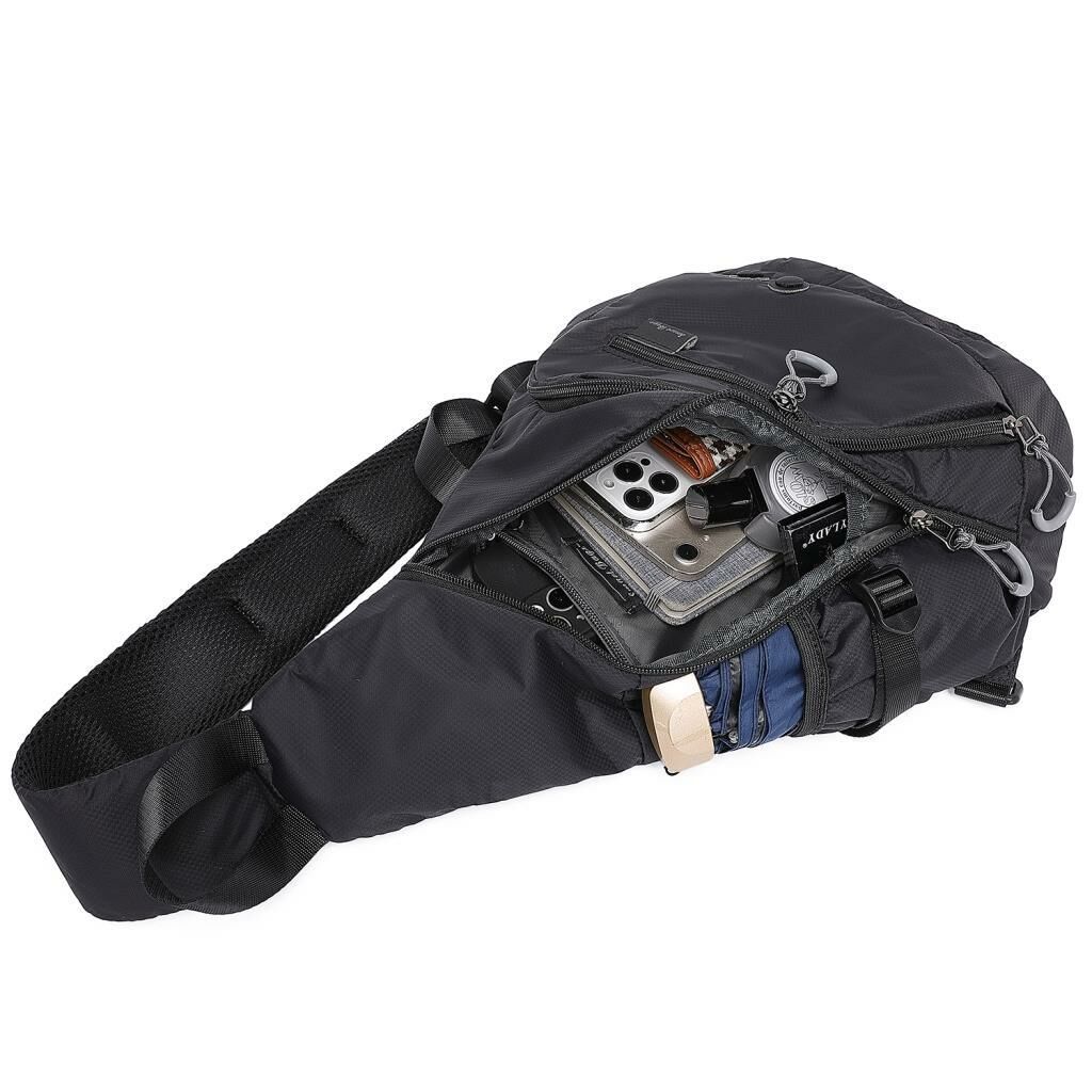 Smart Bags Ekstra Hafif Uniseks Bodybag Omuz Çantası 3228 Siyah