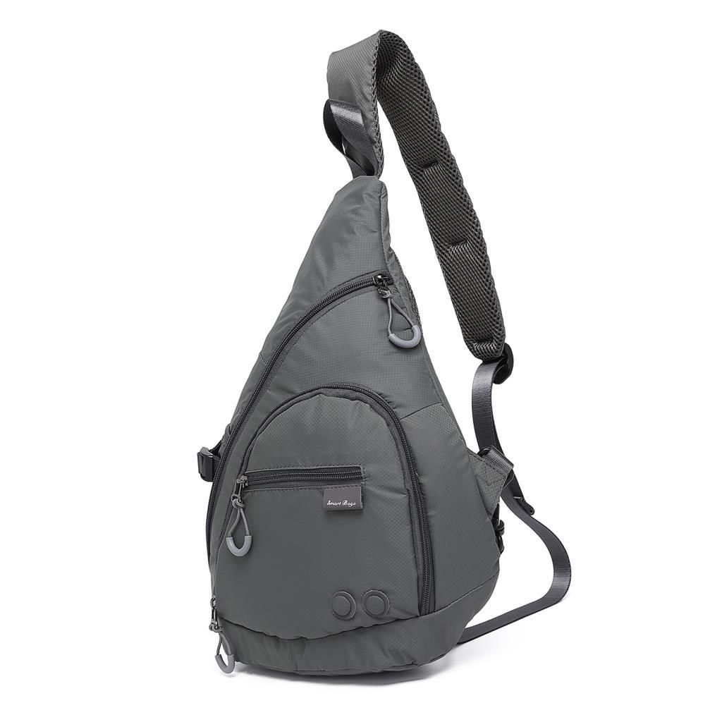Smart Bags Ekstra Hafif Uniseks Bodybag Omuz Çantası 3228 Gri
