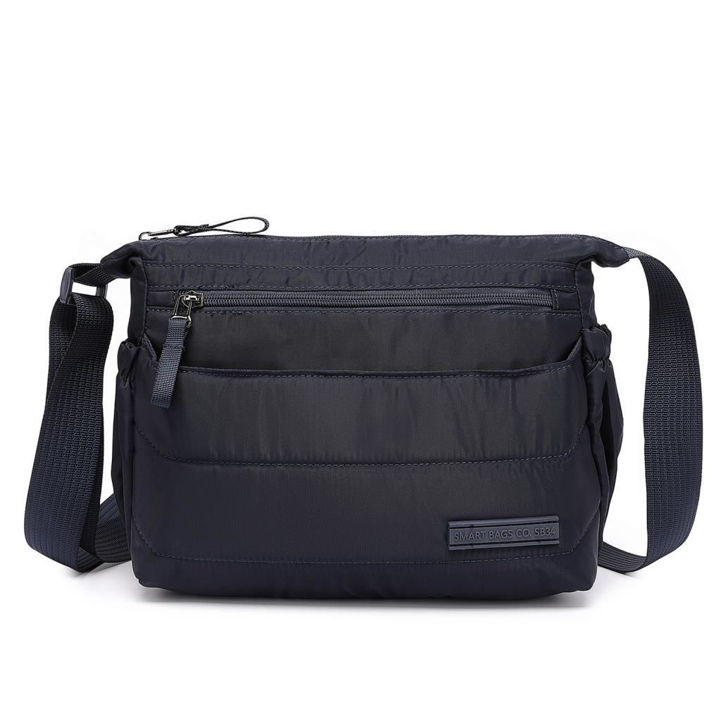 Smart Bags Yumuşak Kumaş Askılı Postacı Kadın Çantası 8729 Lacivert
