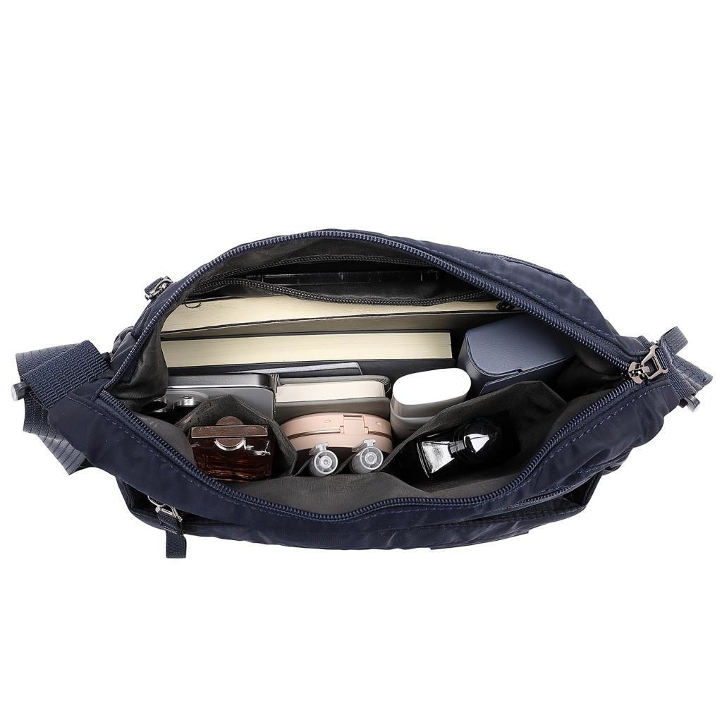 Smart Bags Yumuşak Kumaş Askılı Postacı Kadın Çantası 8729 Lacivert