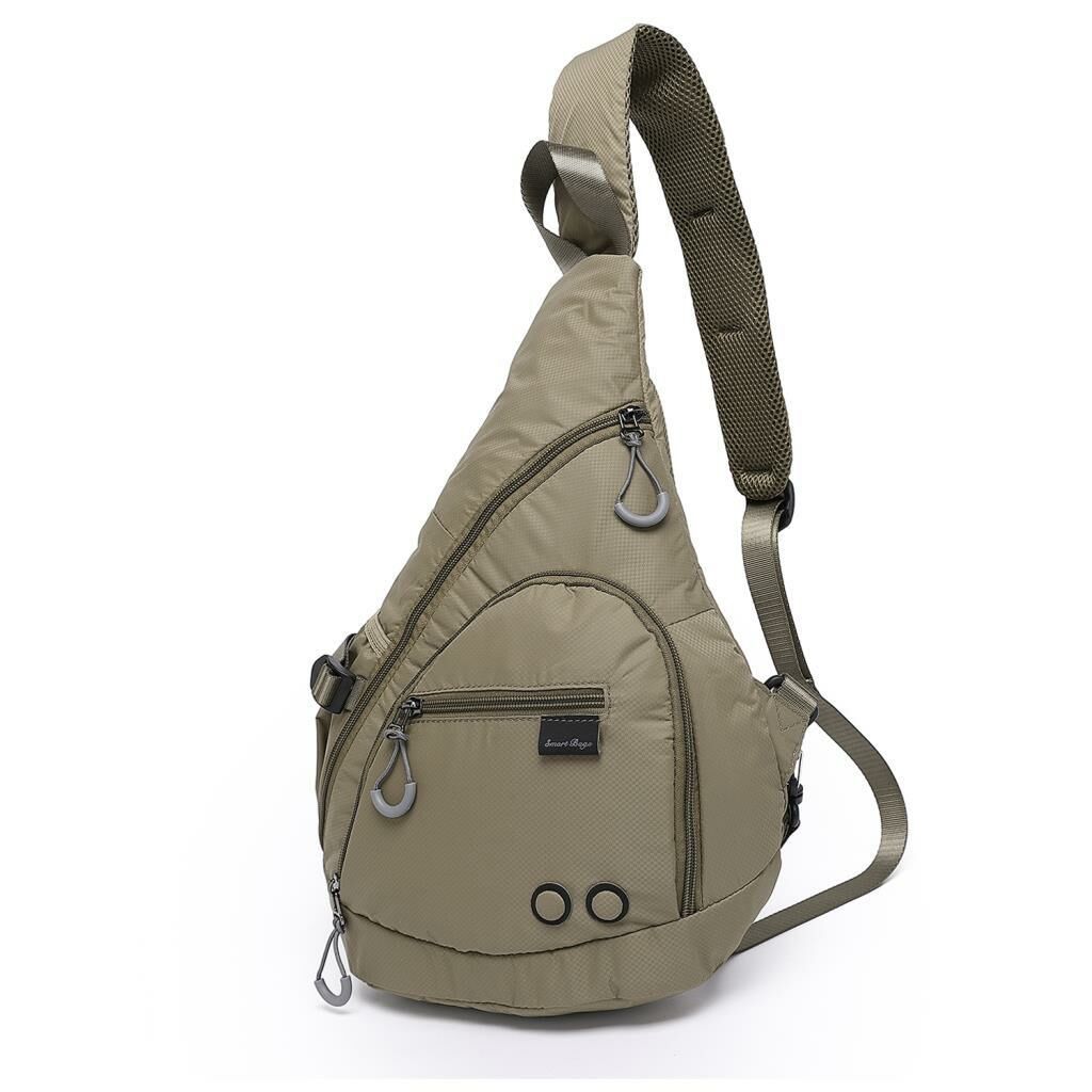 Smart Bags Ekstra Hafif Uniseks Bodybag Omuz Çantası 3228 Kahve