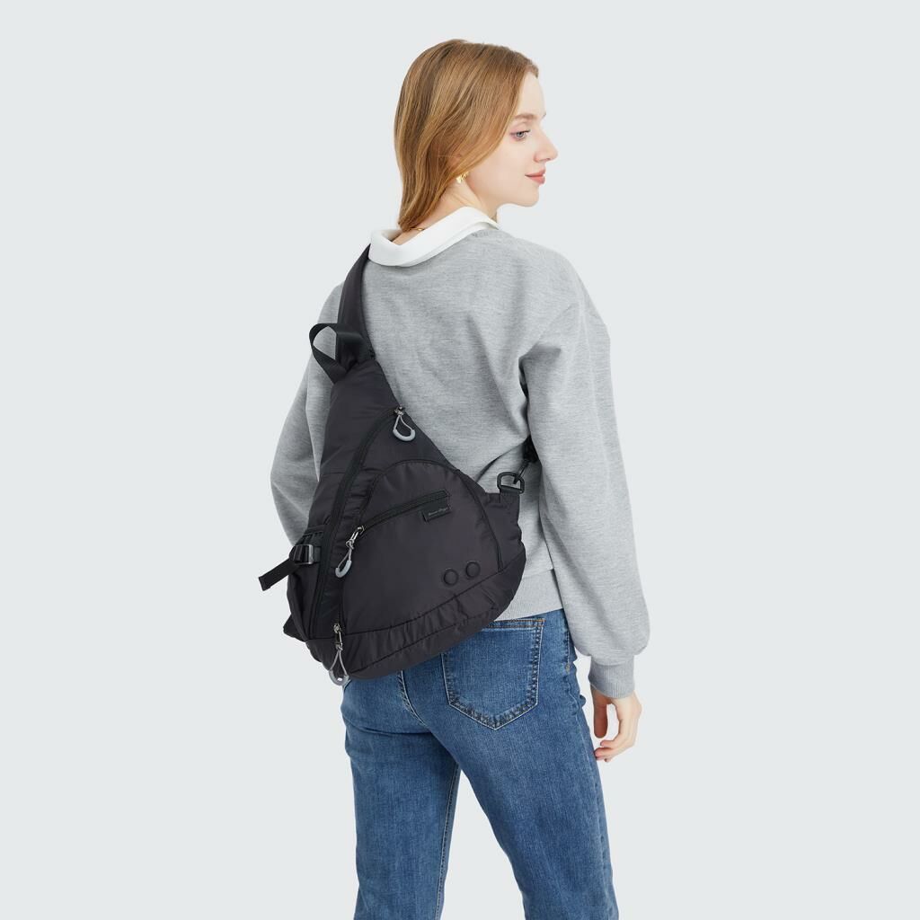 Smart Bags Ekstra Hafif Uniseks Bodybag Omuz Çantası 3228 Kahve