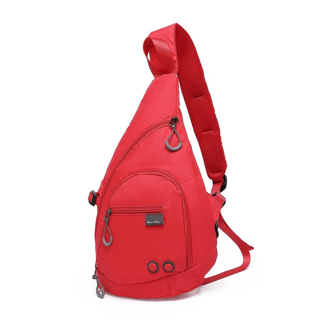 Smart Bags Ekstra Hafif Uniseks Bodybag Omuz Çantası 3228 Kırmızı
