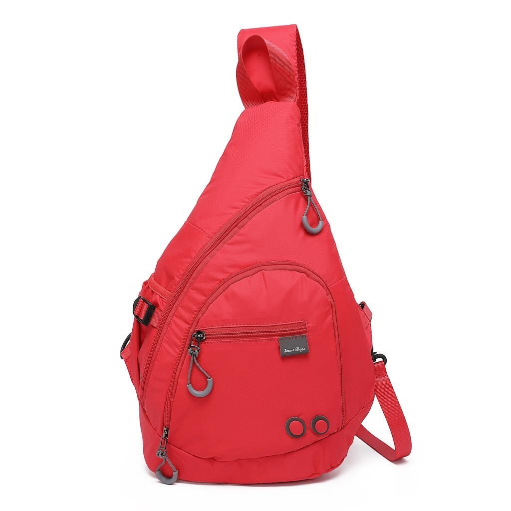 Smart Bags Ekstra Hafif Uniseks Bodybag Omuz Çantası 3228 Kırmızı