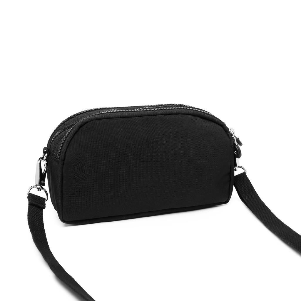 Smart Bags Mini Boy Postacı Çantası ve Cüzdanı Krinkıl Kumaş 1112 Ten