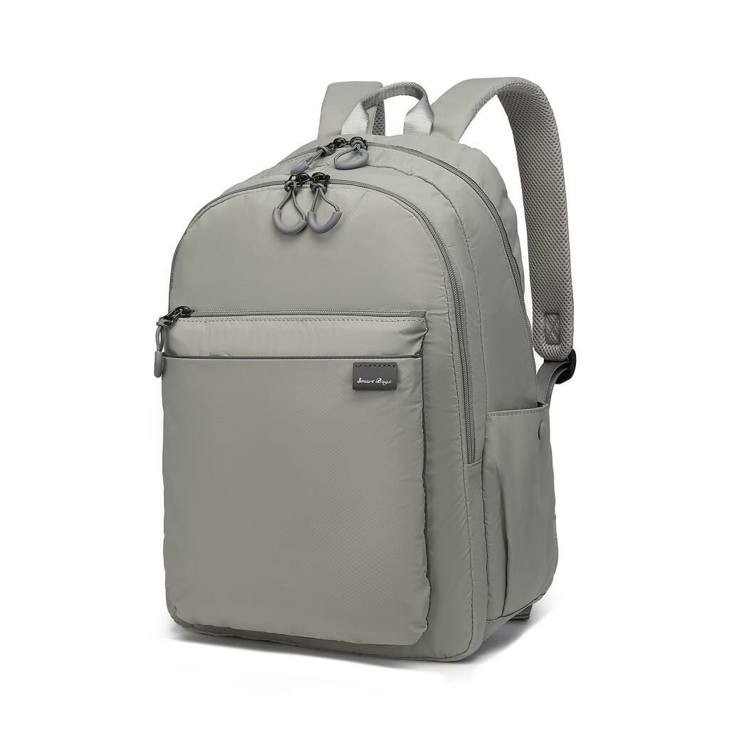 Smart Bags Ekstra Hafif Büyük Boy Uniseks Sırt Çantası 3229 Açık Gri