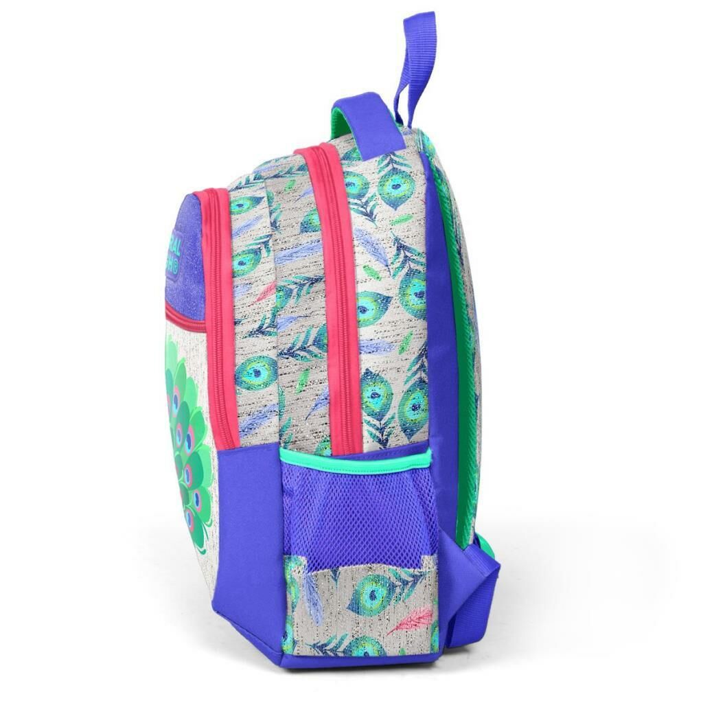Coral High Tavuskuşu Desenli Büyük Boy Okul Sırt Çantası 23488