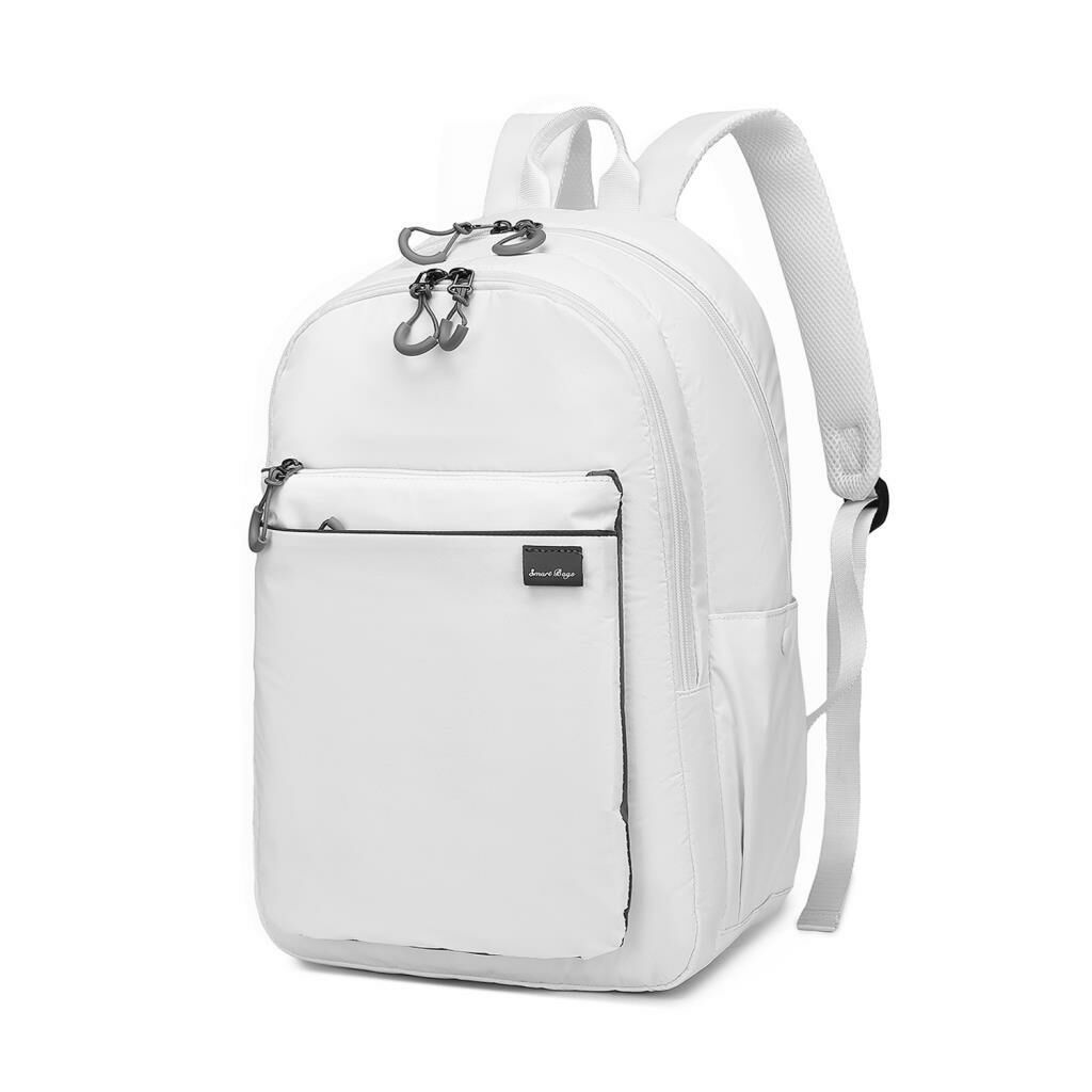 Smart Bags Ekstra Hafif Büyük Boy Uniseks Sırt Çantası 3229 Beyaz