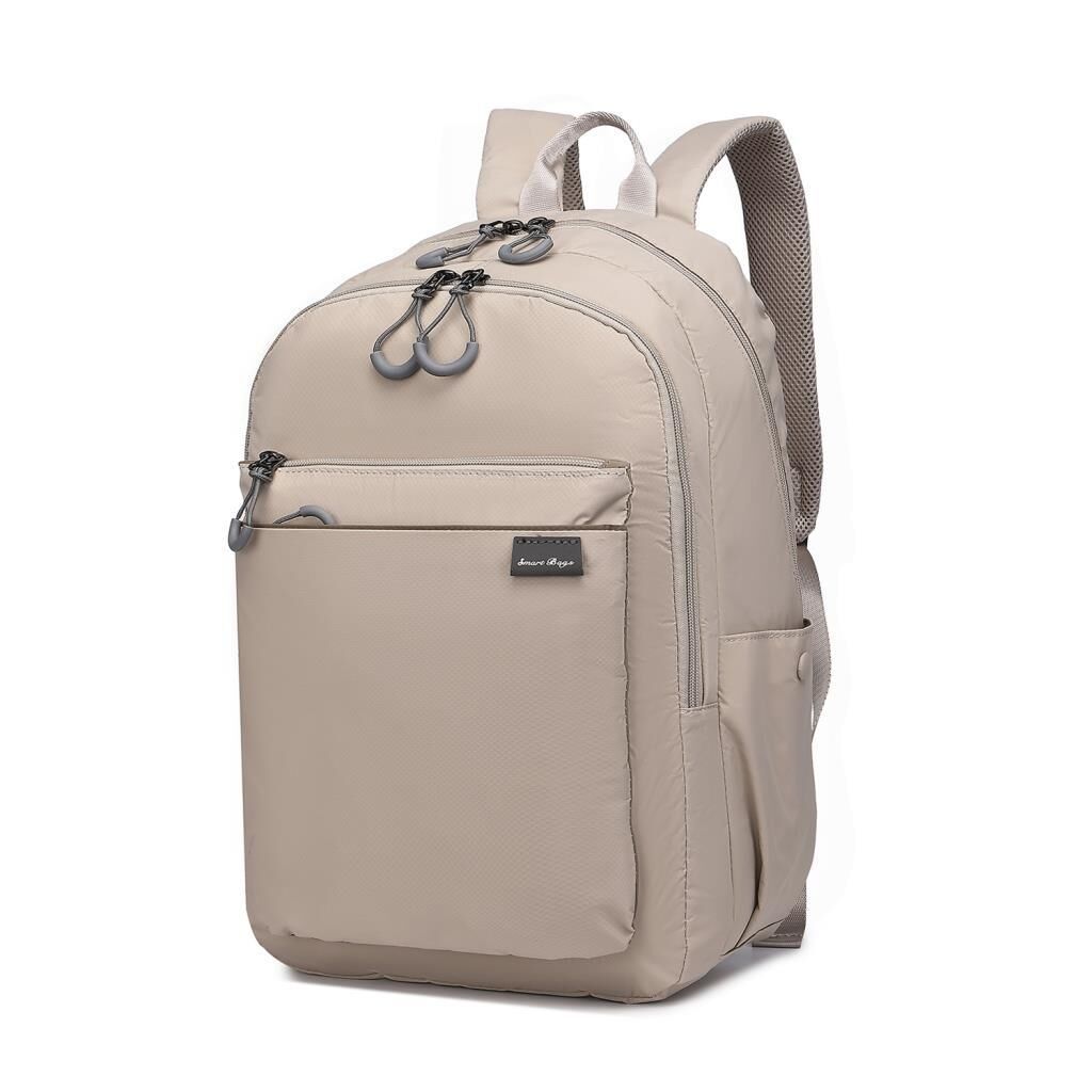 Smart Bags Ekstra Hafif Büyük Boy Uniseks Sırt Çantası 3229 Bej