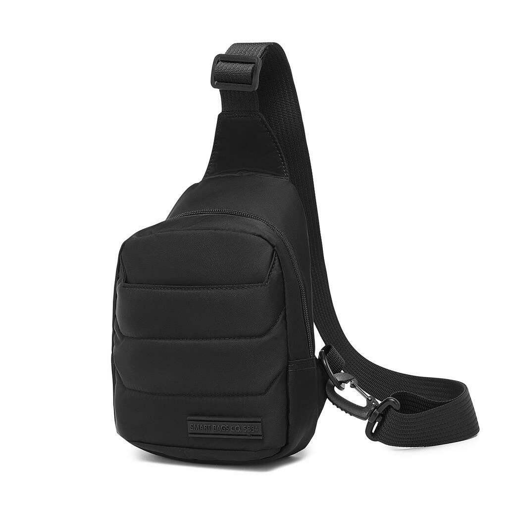 Smart Bags Yumuşak Kumaş Postacı Bodybag Kadın Çantası 8726 Siyah