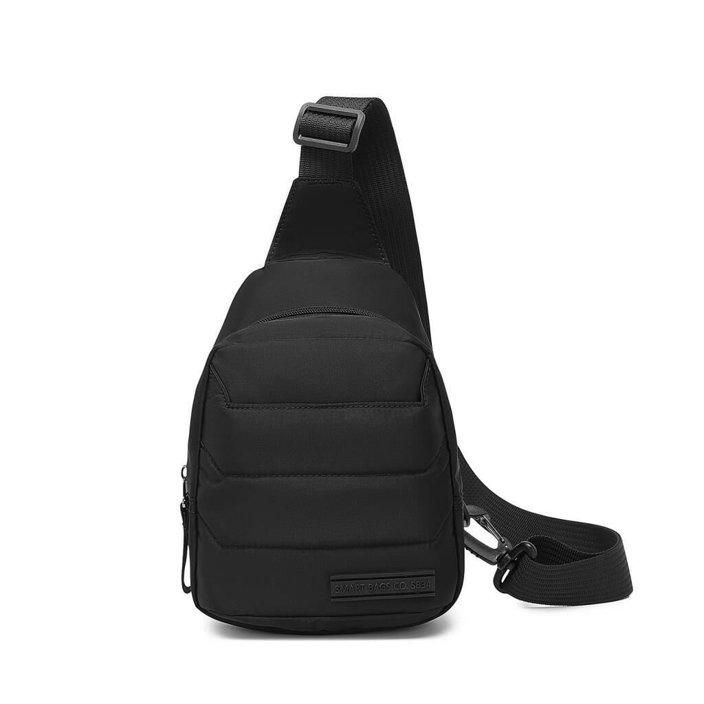 Smart Bags Yumuşak Kumaş Postacı Bodybag Kadın Çantası 8726 Siyah