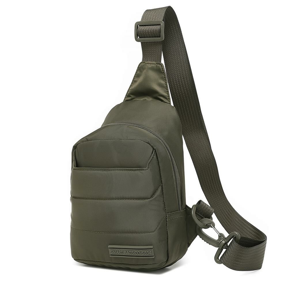 Smart Bags Yumuşak Kumaş Postacı Bodybag Kadın Çantası 8726 K.Yeşil