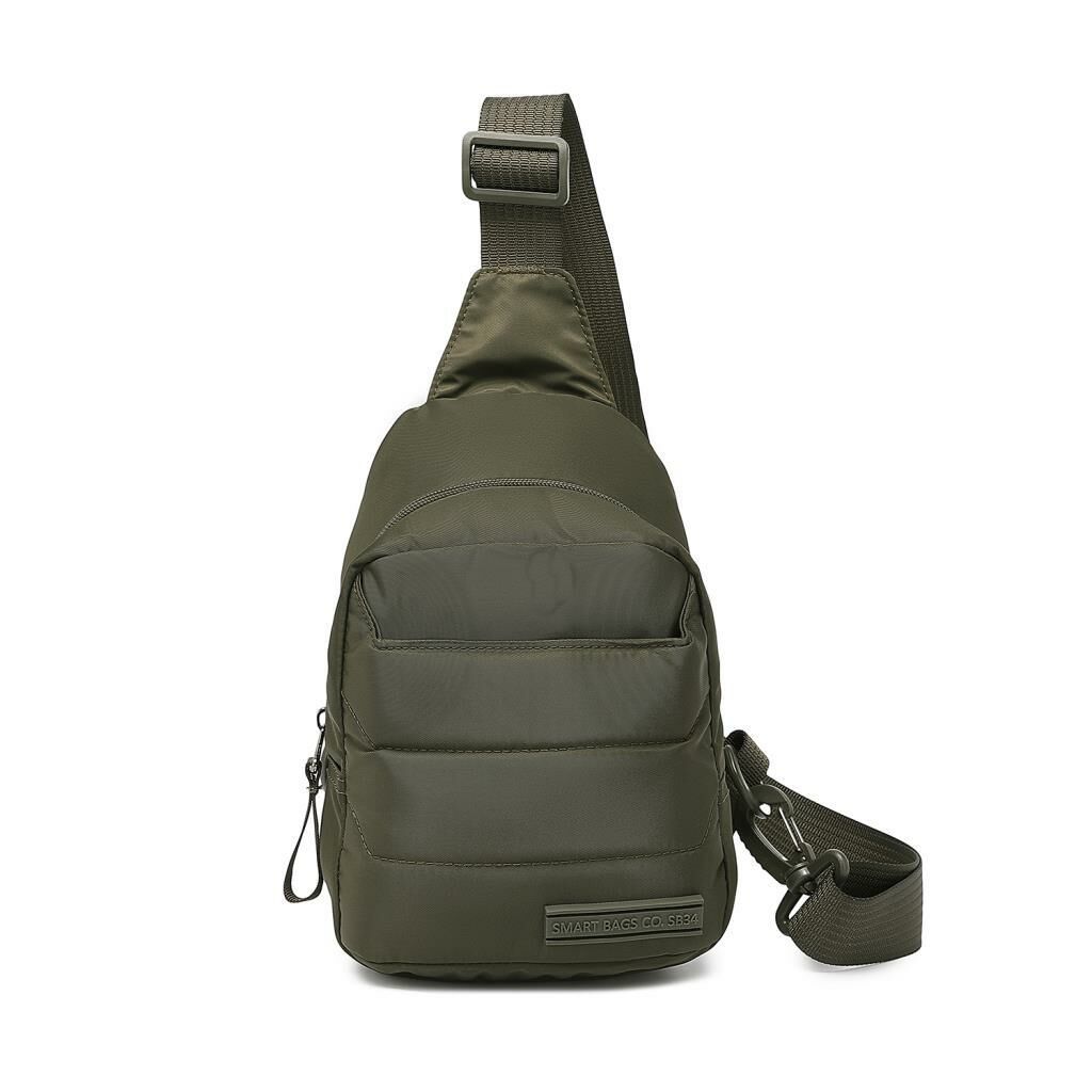 Smart Bags Yumuşak Kumaş Postacı Bodybag Kadın Çantası 8726 K.Yeşil