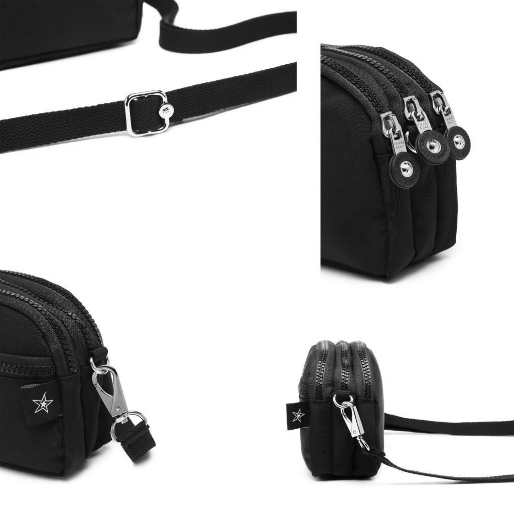 Smart Bags Mini Boy Postacı Çantası ve Cüzdanı Krinkıl Kumaş 1112 110 Taba