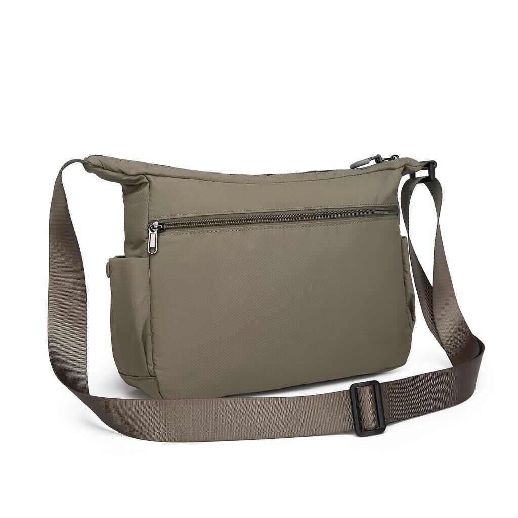 Smart Bags Ekstra Hafif Kumaş Kadın Postacı Çantası 3146 Kahve