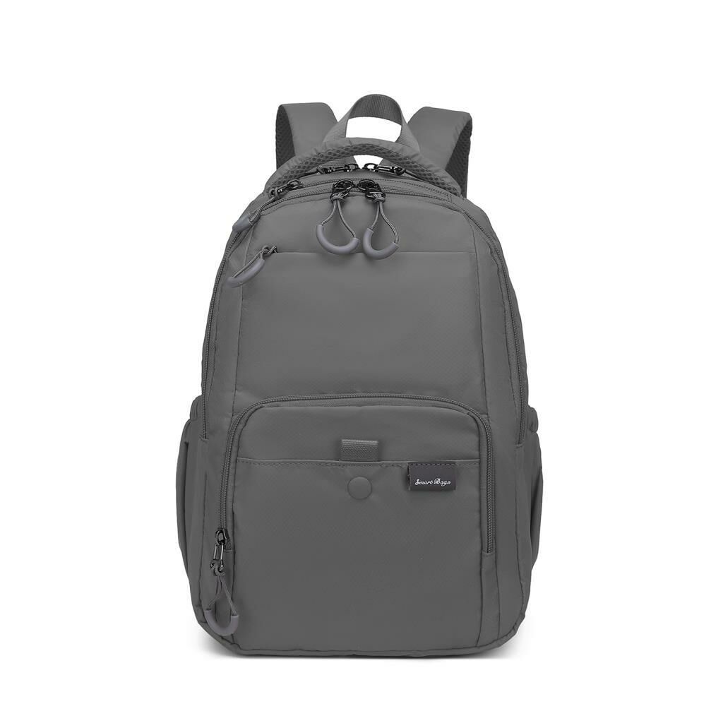 Smart Bags Ekstra Hafif Orta Boy Uniseks Sırt Çantası 3243 Gri
