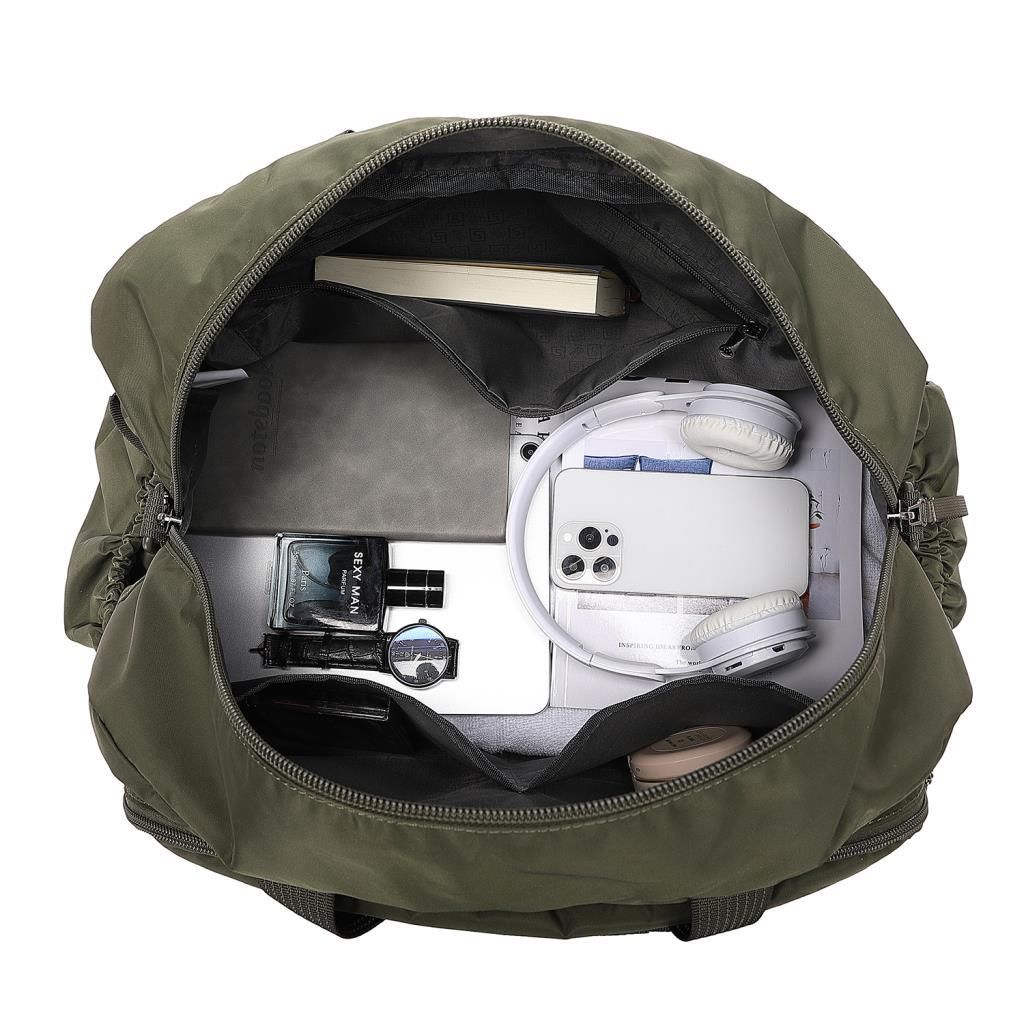 Smart Bags Yumuşak Kumaş Uniseks Spor ve Seyahat Çantası 8727 Vişne