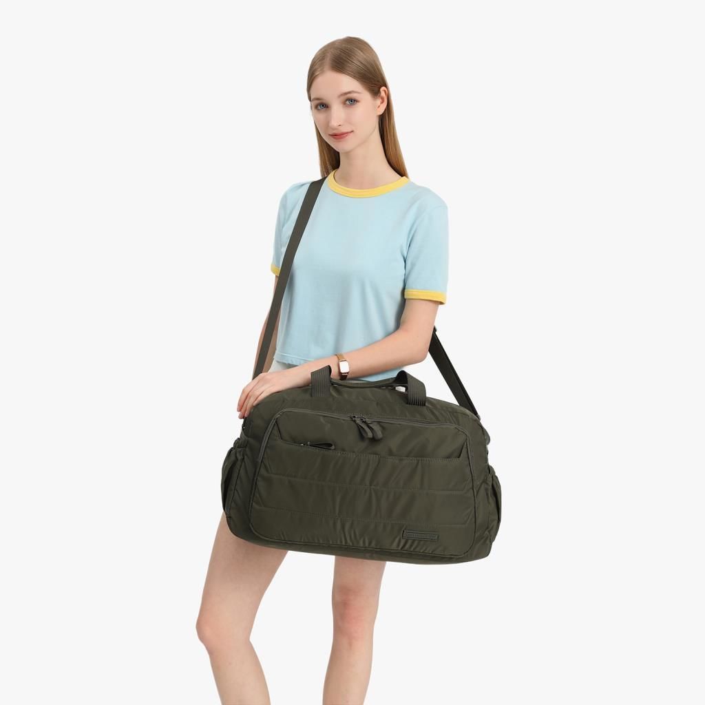 Smart Bags Yumuşak Kumaş Uniseks Spor ve Seyahat Çantası 8727 Vişne