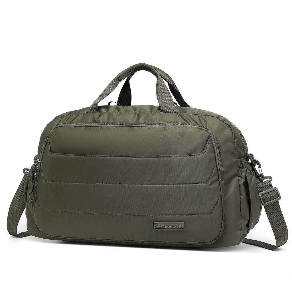 Smart Bags Yumuşak Kumaş Uniseks Spor ve Seyahat Çantası 8727 K.Yeşil