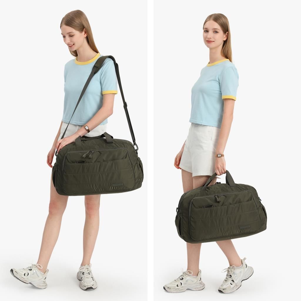 Smart Bags Yumuşak Kumaş Uniseks Spor ve Seyahat Çantası 8727 K.Yeşil