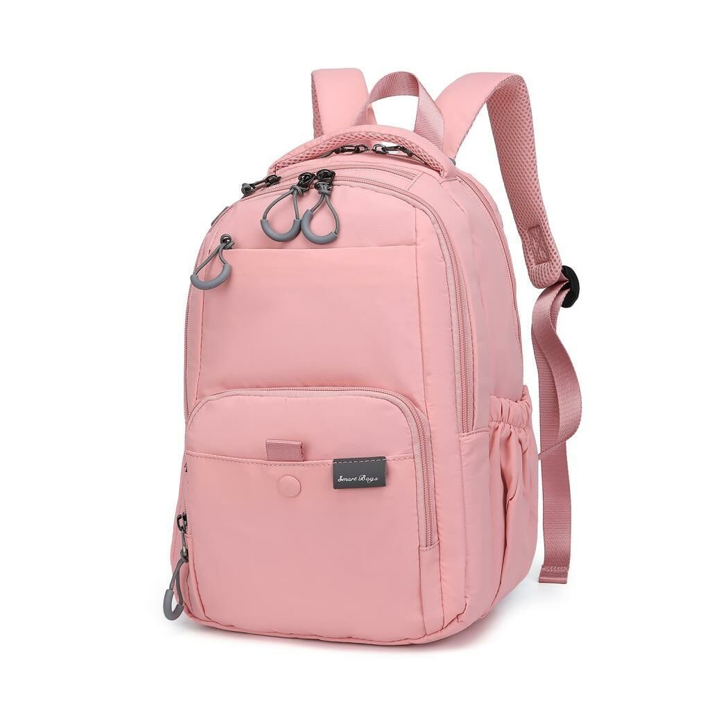 Smart Bags Ekstra Hafif Orta Boy Uniseks Sırt Çantası 3243 Pudra