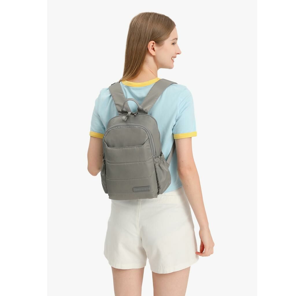 Smart Bags Küçük Boy Yumuşak Kumaş Uniseks Sırt Çantası 8731 A.Kahve