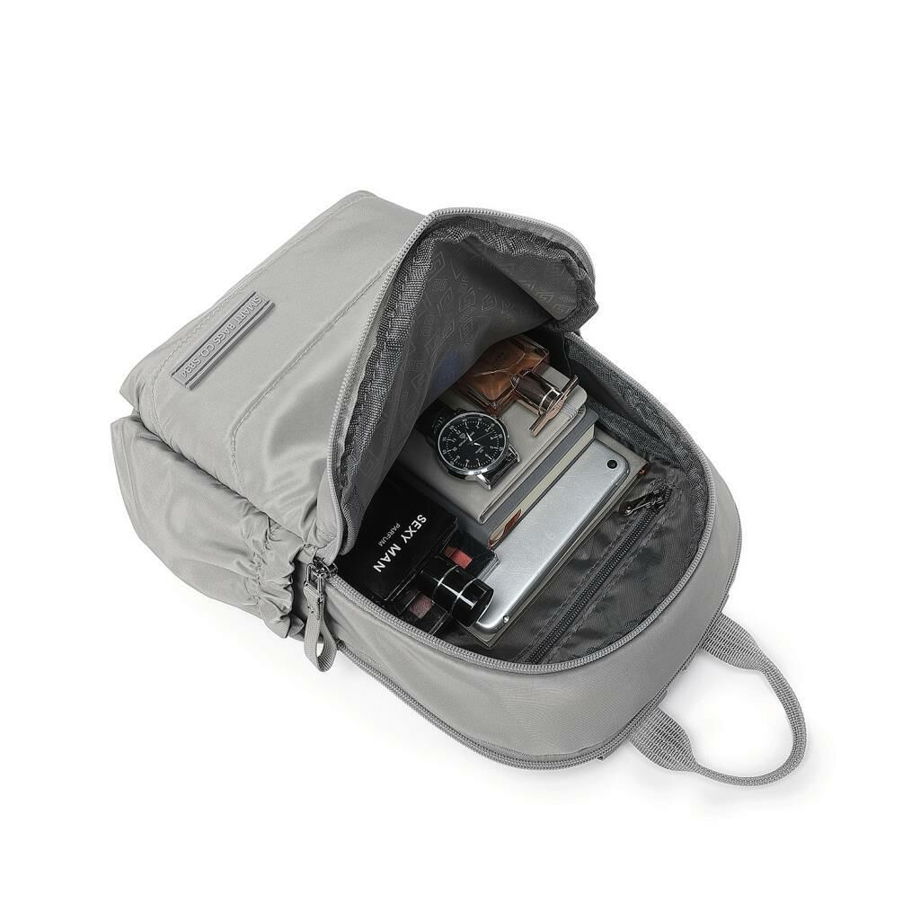 Smart Bags Küçük Boy Yumuşak Kumaş Uniseks Sırt Çantası 8731 A.Kahve