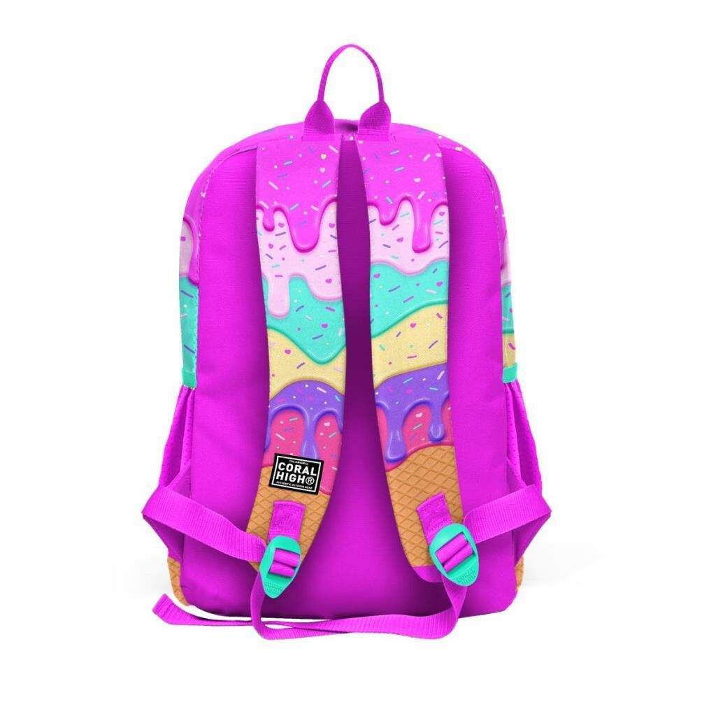 Coral High Dondurma Desen Büyük Boy Okul Sırt Çantası 23731