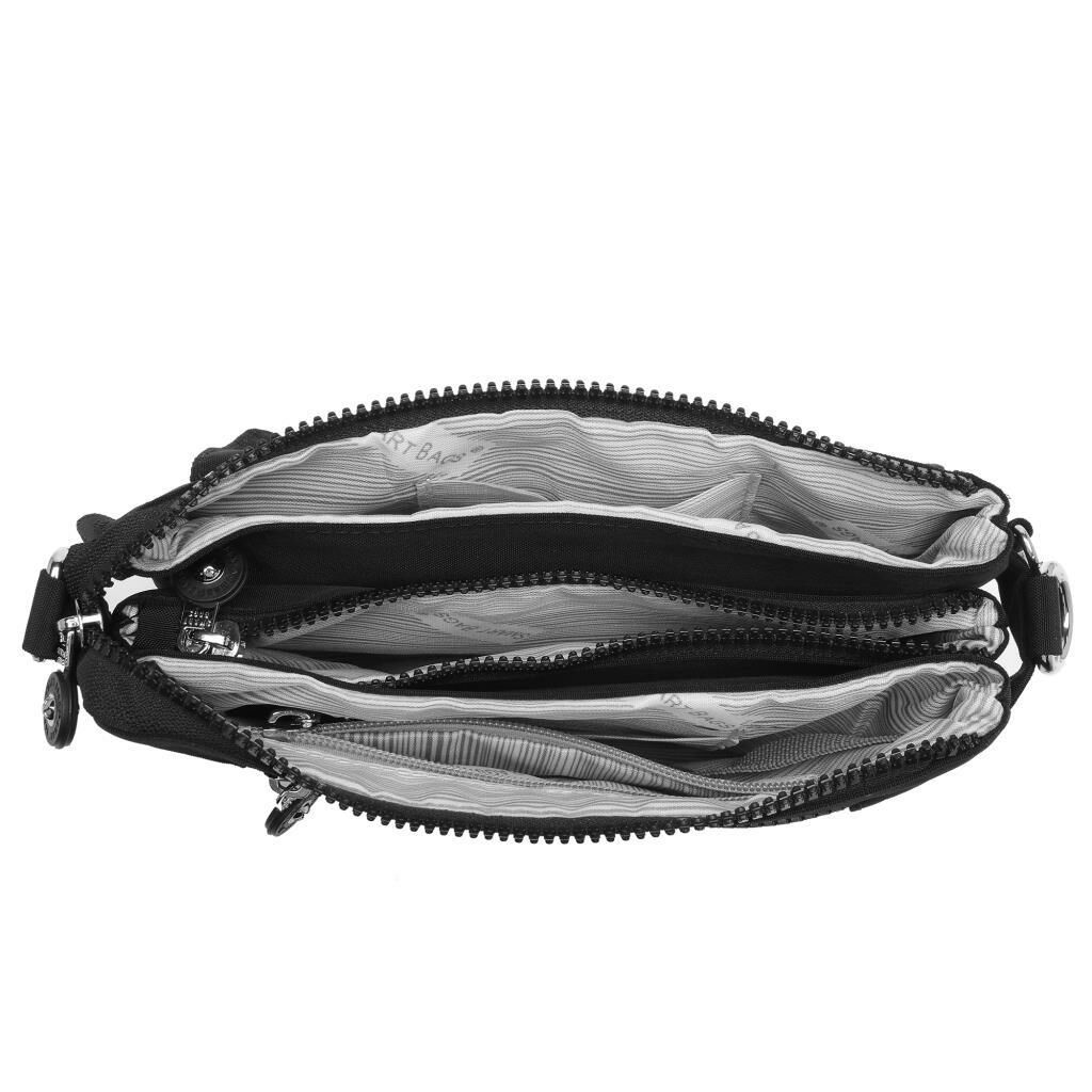 Minik Boy Smart Bags Postacı Kadın Çantası Krinkıl Kumaş 1147 Mor