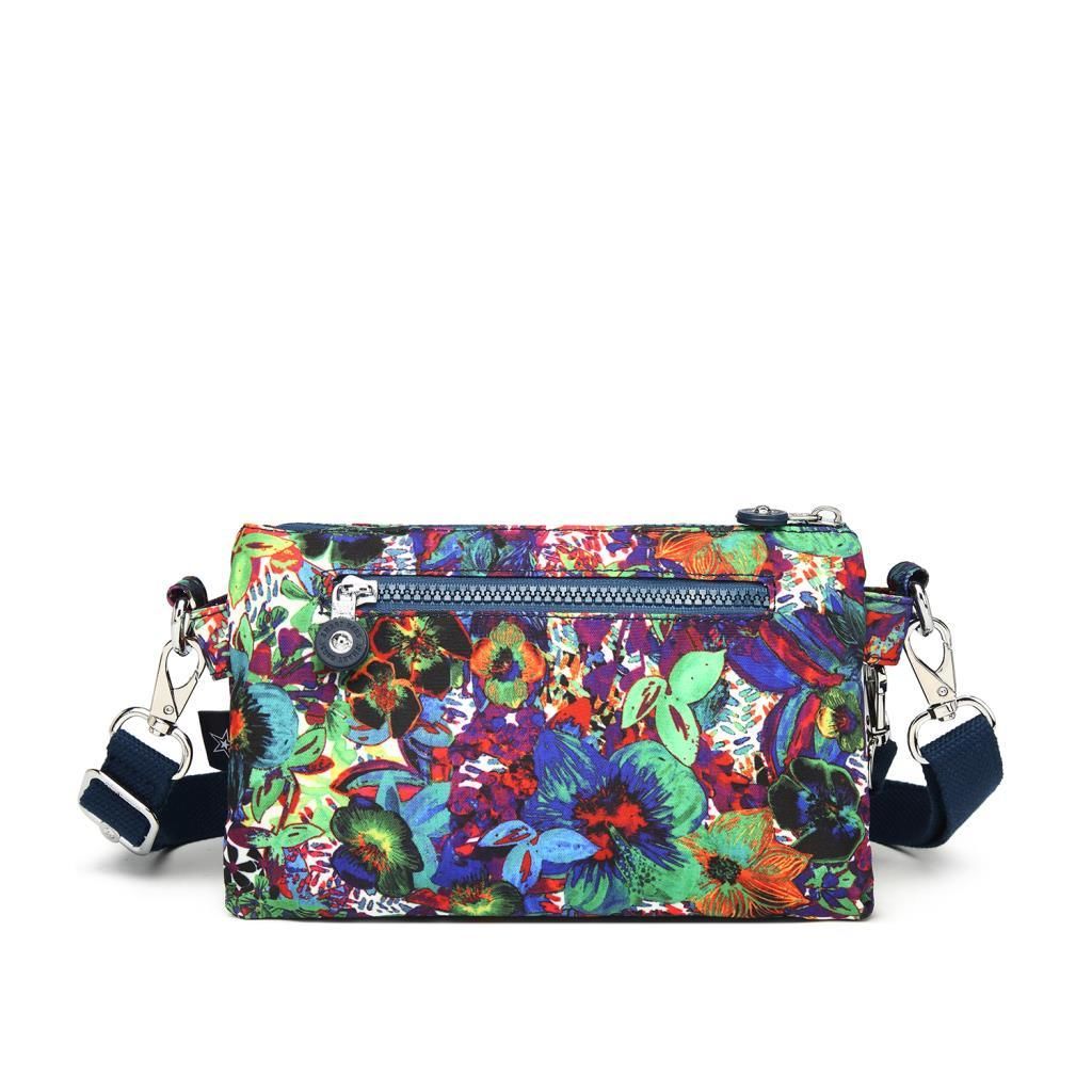 Minik Boy Smart Bags Postacı Kadın Çantası Krinkıl Kumaş 1147 Petunia