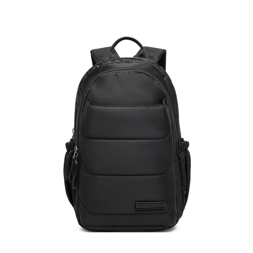 Smart Bags Orta Boy Yumuşak Kumaş Uniseks Sırt Çantası 8720 Siyah
