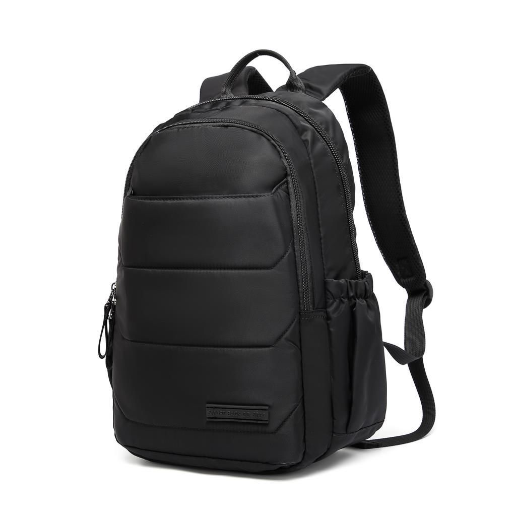 Smart Bags Orta Boy Yumuşak Kumaş Uniseks Sırt Çantası 8720 Siyah